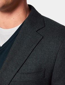 Slim Fit Green Blazer