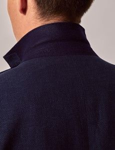 Navy Cotton Linen Blazer - Lord's Limited Edition-preview6