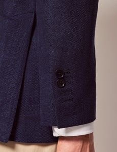 Navy Cotton Linen Blazer - Lord's Limited Edition-preview7