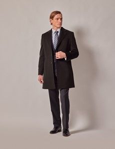 Green Wool Overcoat