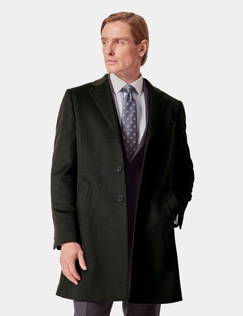 Green Wool Overcoat