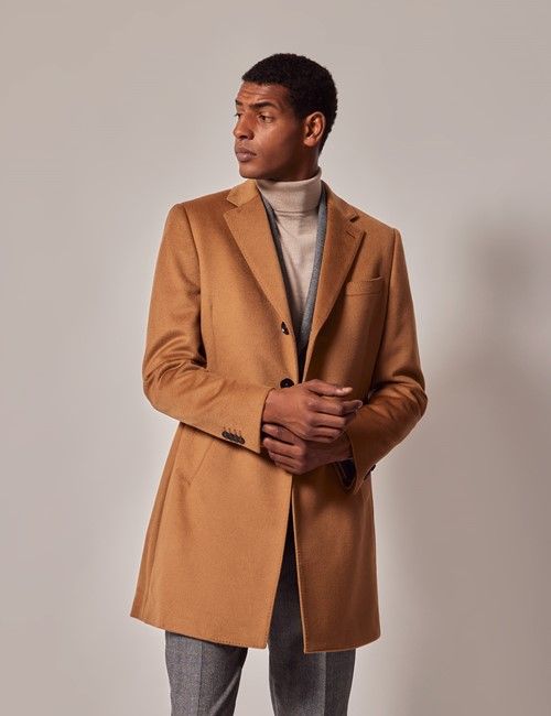 Tan Wool Overcoat-preview