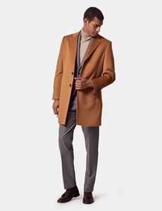 Tan Wool Overcoat-preview6