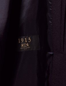 Deep Navy Short Wool Mac - 1913 Collection-preview3