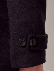 Deep Navy Short Wool Mac - 1913 Collection-preview6