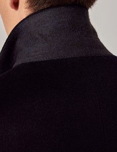 Navy Italian Wool Coat - 1913 Collection-preview5