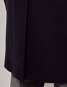 Navy Italian Wool Coat - 1913 Collection-preview7