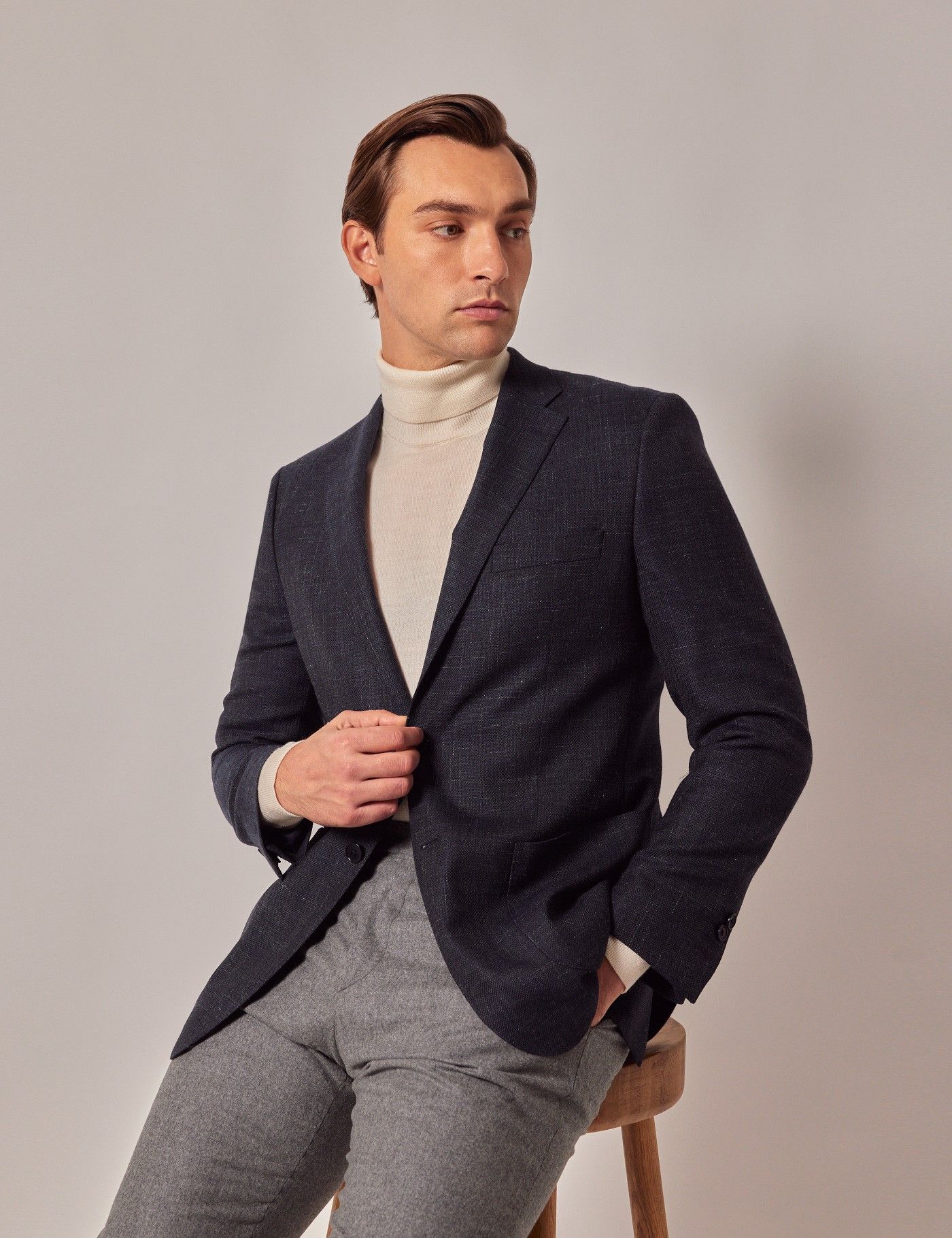 WELLDER Reversible No Collar Blouson [BLACK] - Fresh Service