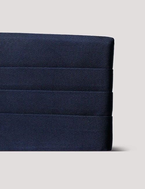Navy Repp Silk Cummerbund-preview