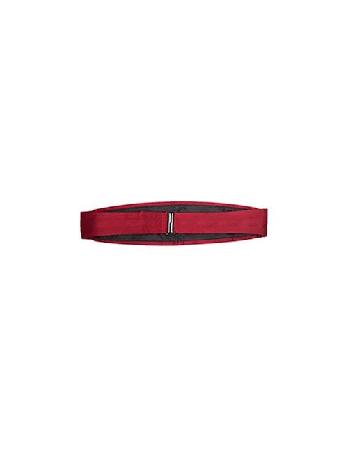 100% Silk Burgundy Plain Cummerbund-preview