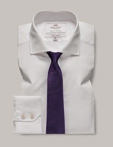 White Extra Slim Shirt - Windsor Collar-preview2
