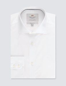 Formal White Poplin Extra Slim Shirt - Windsor Collar-preview2