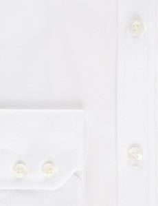 Formal White Poplin Extra Slim Shirt - Windsor Collar-preview1