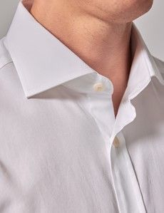 Extra Slim White Poplin Shirt - 110th Anniversary