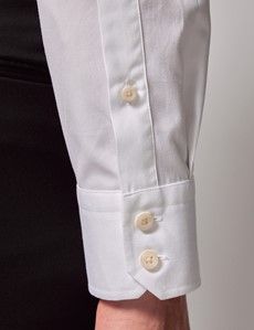 Extra Slim White Poplin Shirt - 110th Anniversary