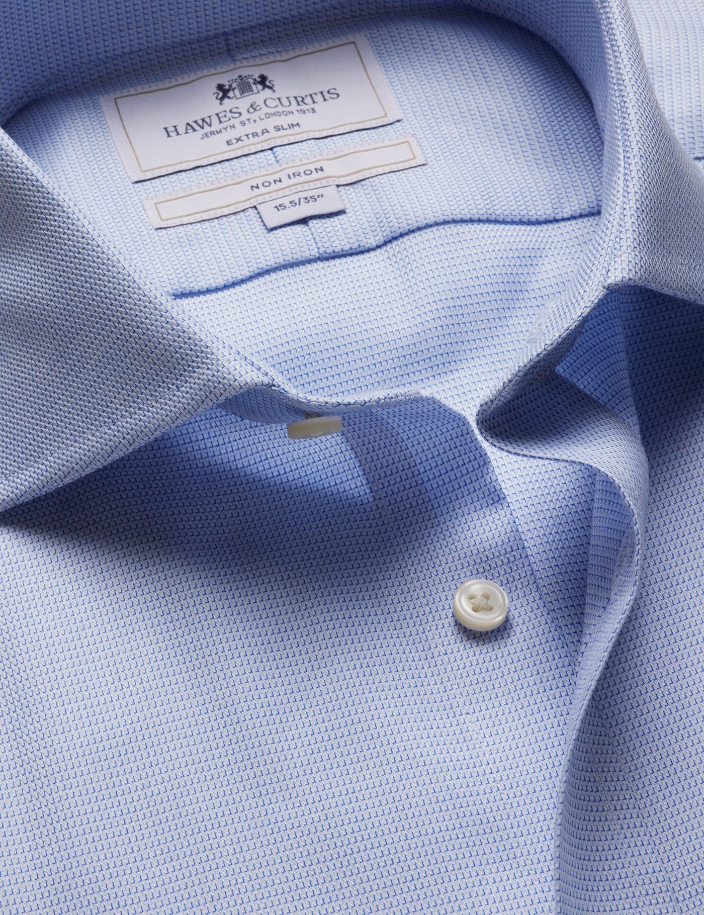 Men's Extra Slim Fit Dress Shirts | Hawes & Curtis