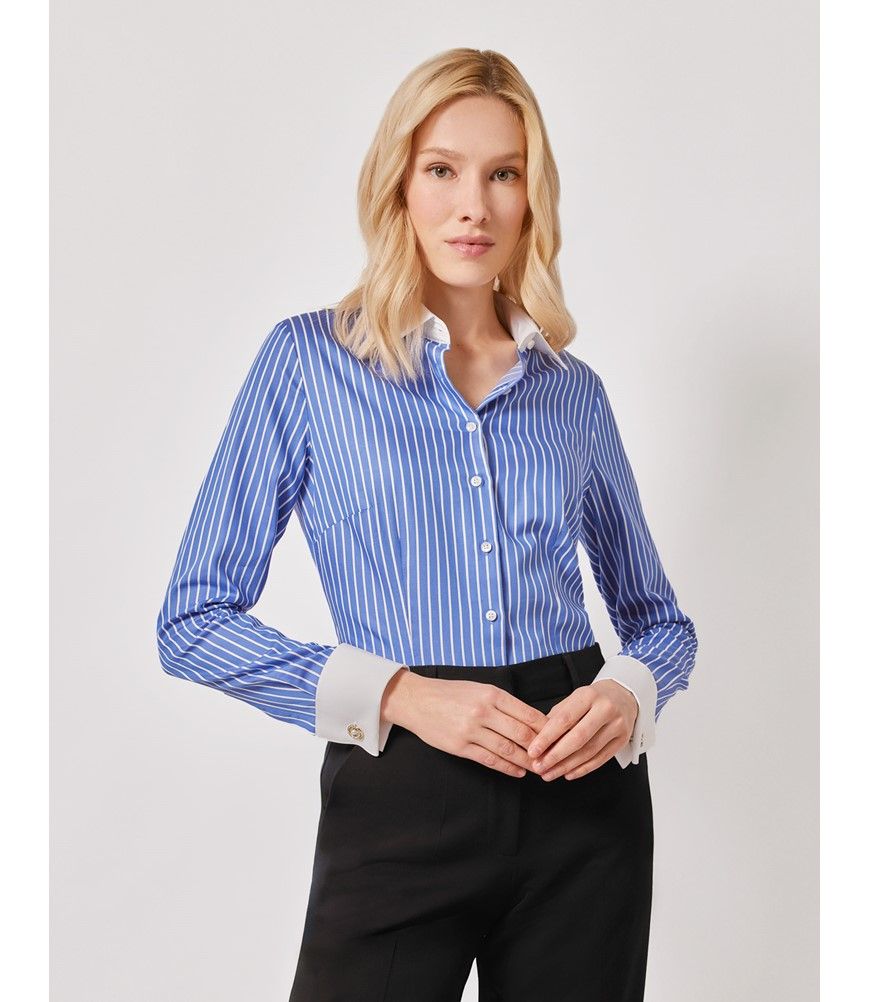 売れ筋商品|||ビーヤング シャツ レディース トップス BYFRIKKE - Blouse - kentucky blue ビーヤング シャツ レディース トップス BYFRIKKE - Blouse