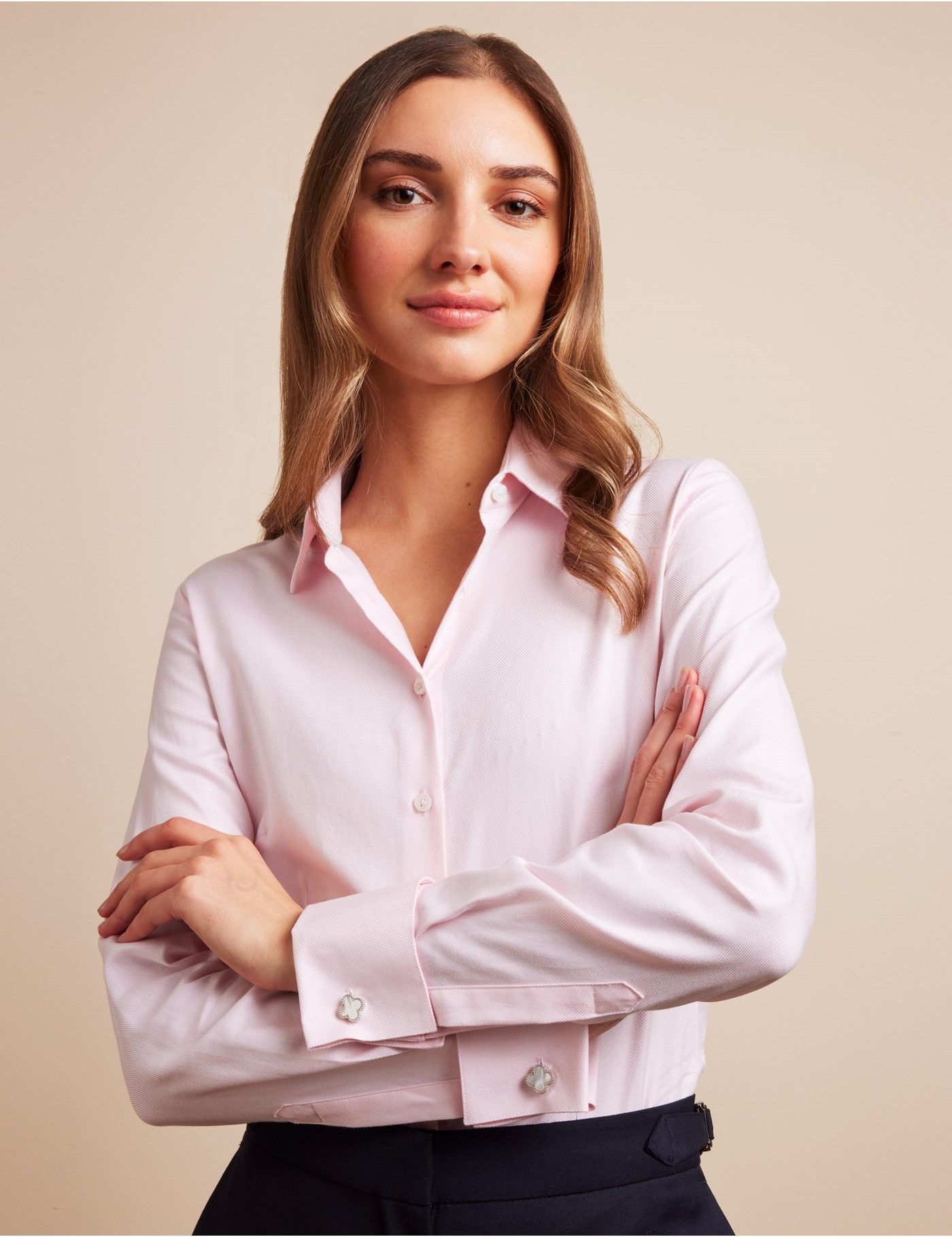 knee length dresses for ladies GOODWILL LADIES EASY CARE DRESS SHIRT – The Shop main image 0
