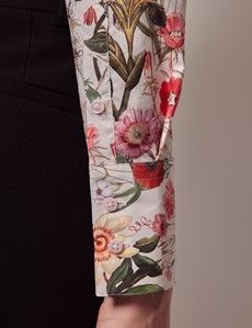 Pink & Green Floral Fitted Shirt-preview3