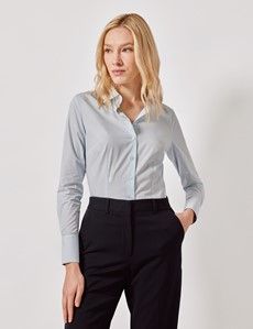 Fitted Light Blue Shirt