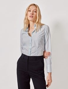 Fitted Light Blue Shirt