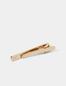Gold Mesh Textured Tie Clip-preview2
