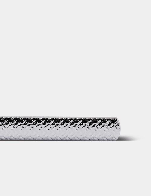 Silver Mesh Textured Tie Clip-preview