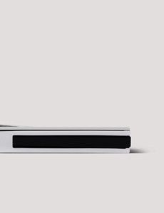 Silver Tie Clip - Black Onyx Detail-preview1