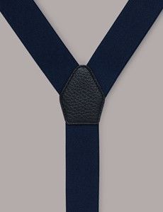 2 in 1 Adjustable Navy Suspenders-preview1