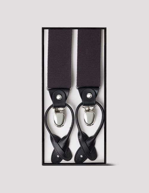 2 in 1 Adjustable Chocolate Brown Braces