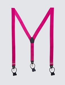 2 in 1 Adjustable Fuchsia Braces