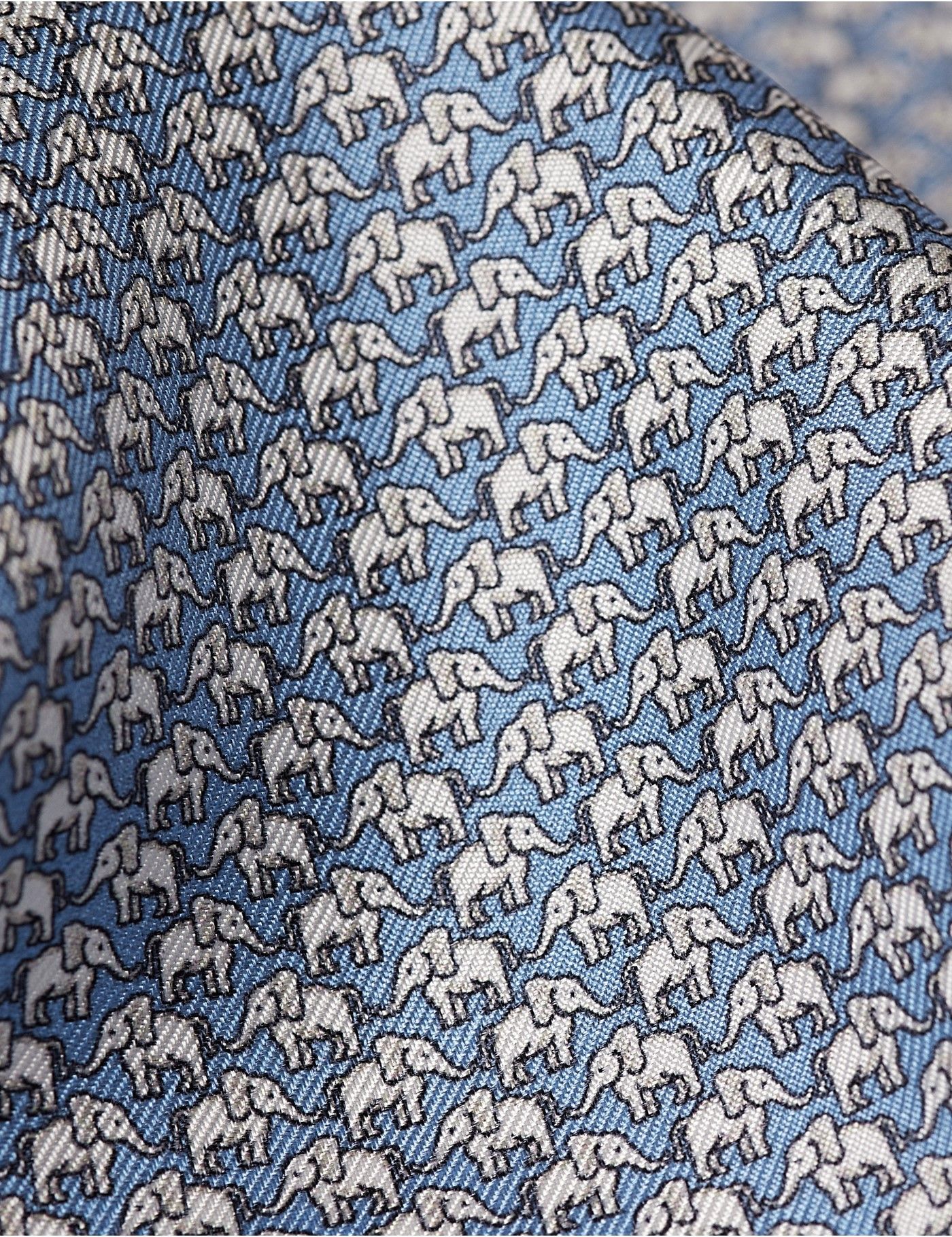 Sky Blue Elephant 1913 Pocket Square-preview