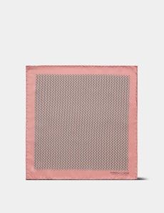 Pink Penguin 1913 Pocket Square