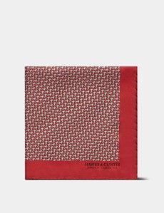 Red Shark 1913 Pocket Square