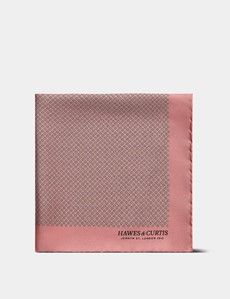 Pink Geo 1913 Pocket Square
