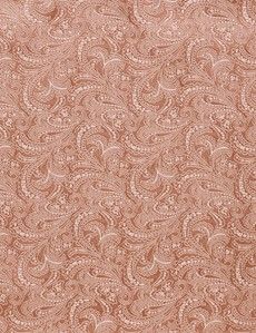 Peach Paisley Handkerchief