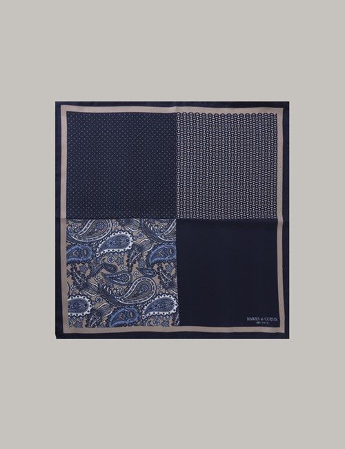 Camel 4 Way Silk Handkerchief