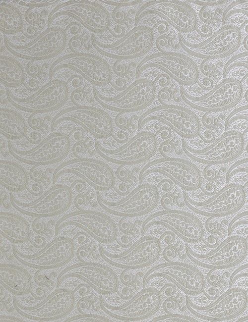 Sage Green Paisley Pocket Square - 100% Silk-preview