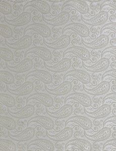 Sage Green Paisley Pocket Square - 100% Silk