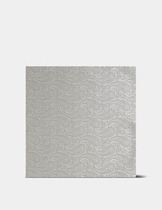 Sage Green Paisley Pocket Square - 100% Silk