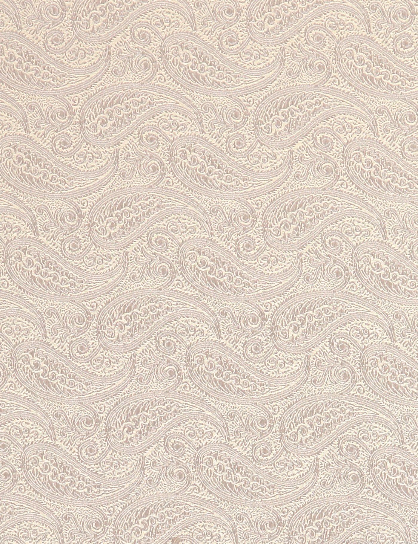 Cream Paisley Handkerchief - 100% Silk-preview