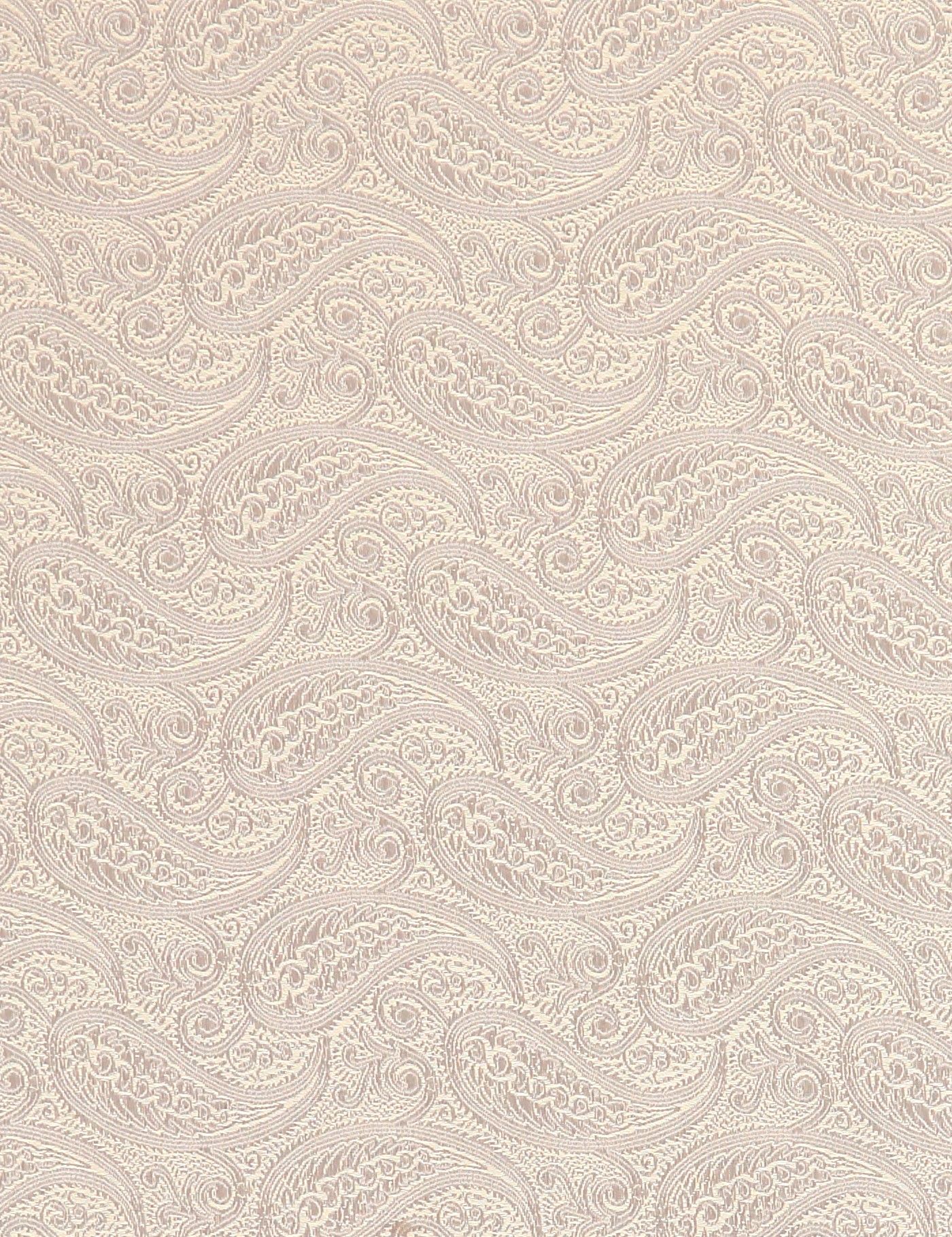 Cream Paisley Handkerchief - 100% Silk-preview