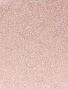 Coral Paisley Pocket Square - 100% Silk-preview1