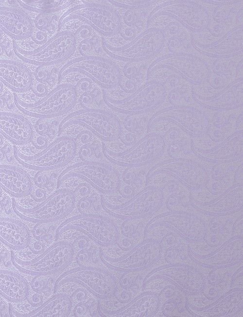 Lilac Paisley Pocket Square - 100% Silk-preview