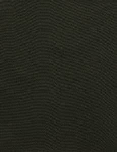 Dark Green Plain Repp Pocket Square - 100% Silk-preview1