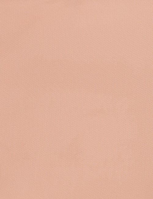 Peach Plain Repp Pocket Square - 100% Silk-preview