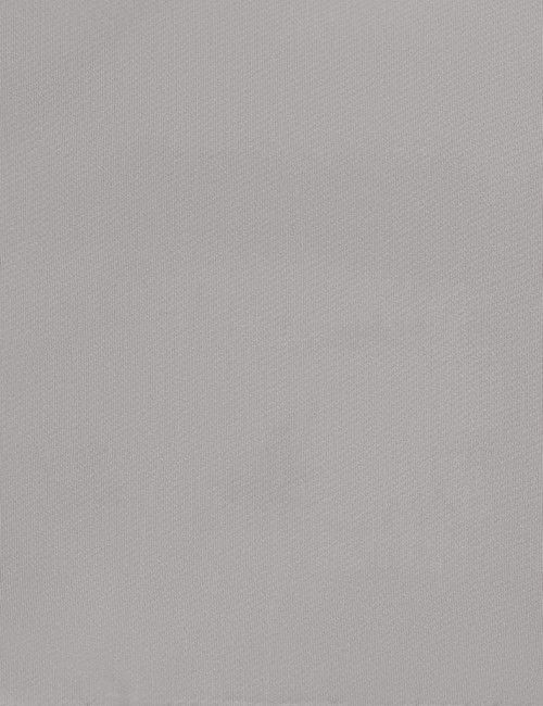 Silver Repp Pocket Square - 100% Silk-preview