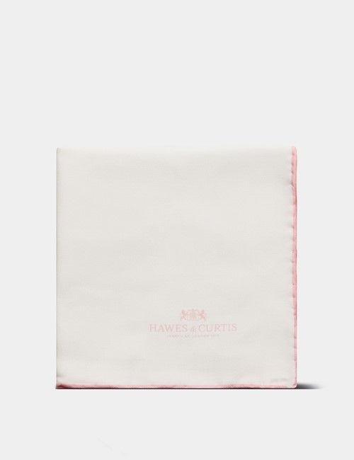 Classic Fit Blue & White Textured Weave Non-Iron Shirt