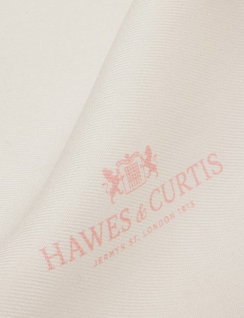 Classic Fit Blue & White Textured Weave Non-Iron Shirt