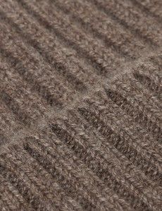Taupe Ribbed 1913 Beanie